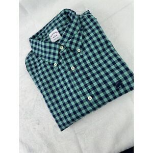 Brooks Brothers 1818 Checked Button Down‎ Shirt Large